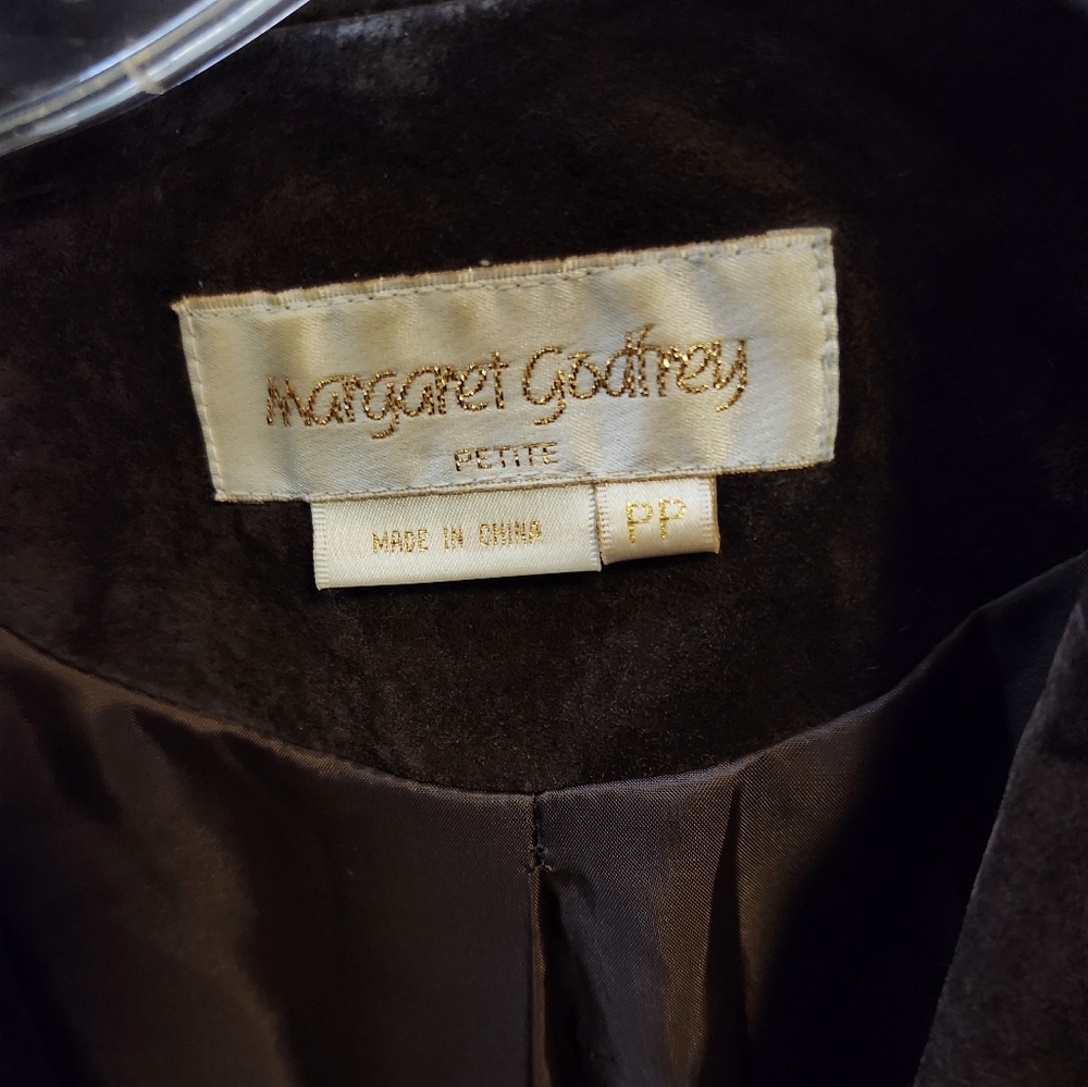 MARGARET GODFREY-Women’s Brown Suede Leather P/P Vintage Jacket